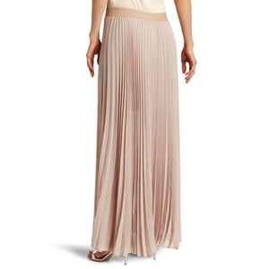BCBGMAXAZRIA Estel Sunburst Pleated Maxi Skirt